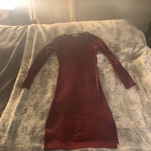 JustFab - Medium - Maroon/red sweater dress